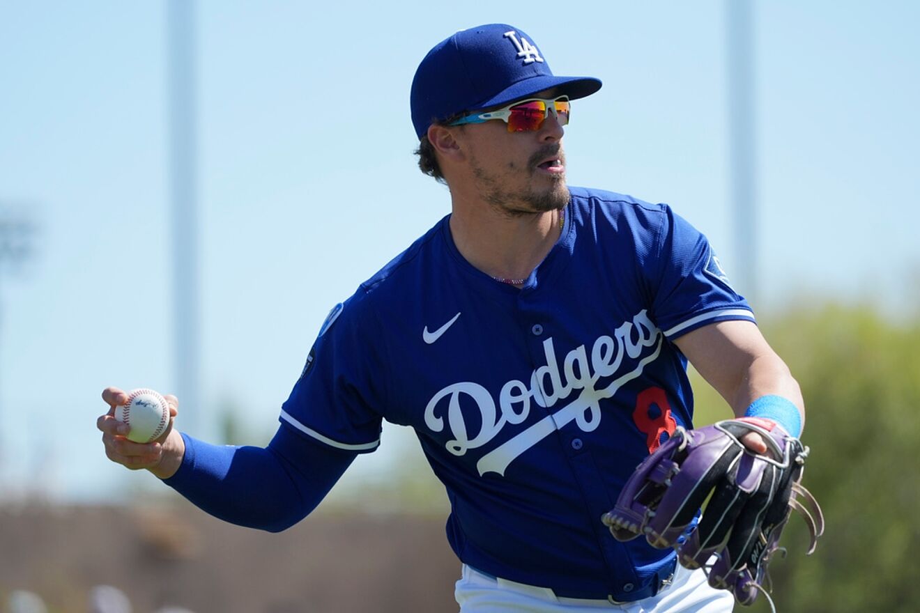 Los Angeles Dodgers third baseman Kike Hern�ndez.