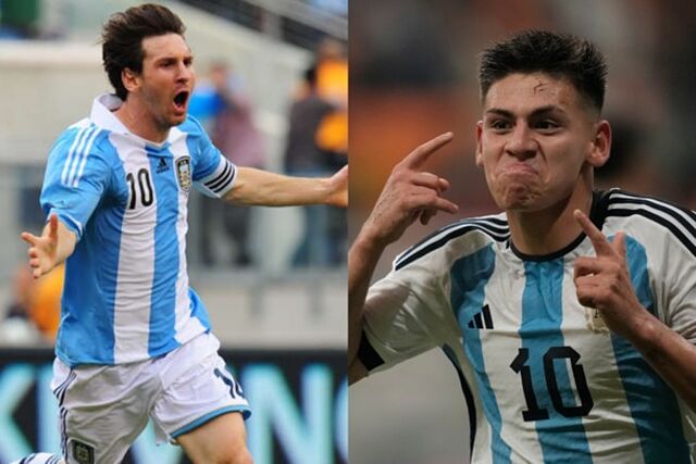 Messi y Echeverri
