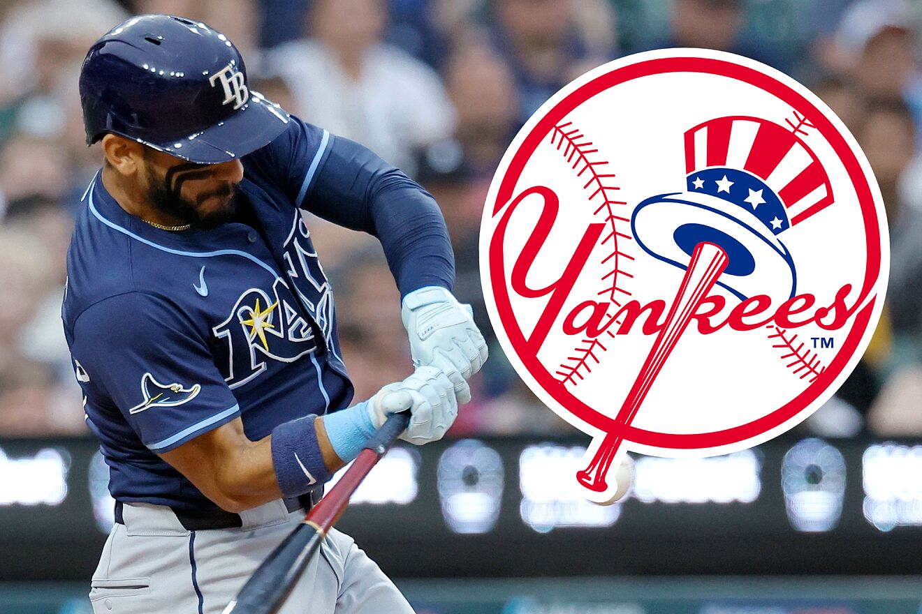 Tampa Bay Rays' Jos� Caballero takes a swing at a pitch against the...