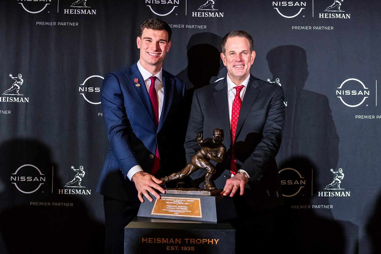 Fernando Mendoza (L) and Curt Cignetti will have to prove their...