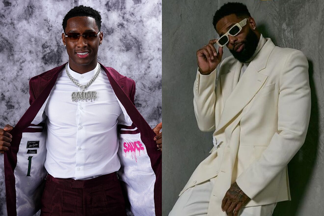 Jets' Sauce Gardner and Ravens' Odell Beckham Jr.