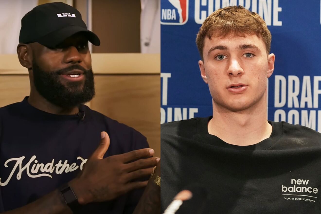 Lebron James on Cooper Flagg: "Unlike me, he joins a team with hall of...