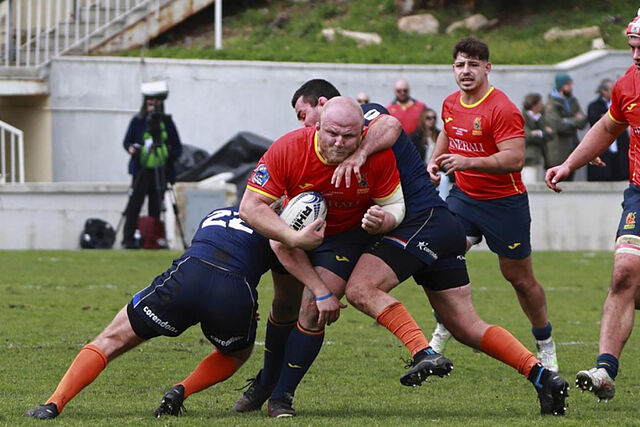Joel Merkler, en un partido.