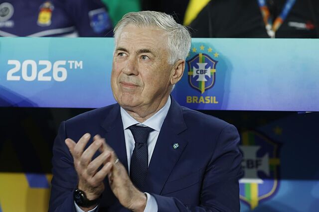 Carlo Ancelotti, en el partido ante Chile.
