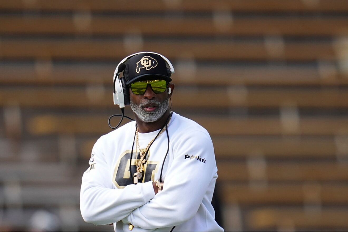 Colorado head coach Deion Sanders