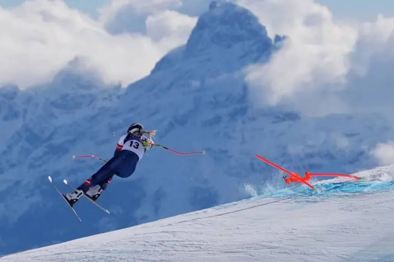 Lindsey Vonn: "My cruciate ligament had nothing to do with my fall"