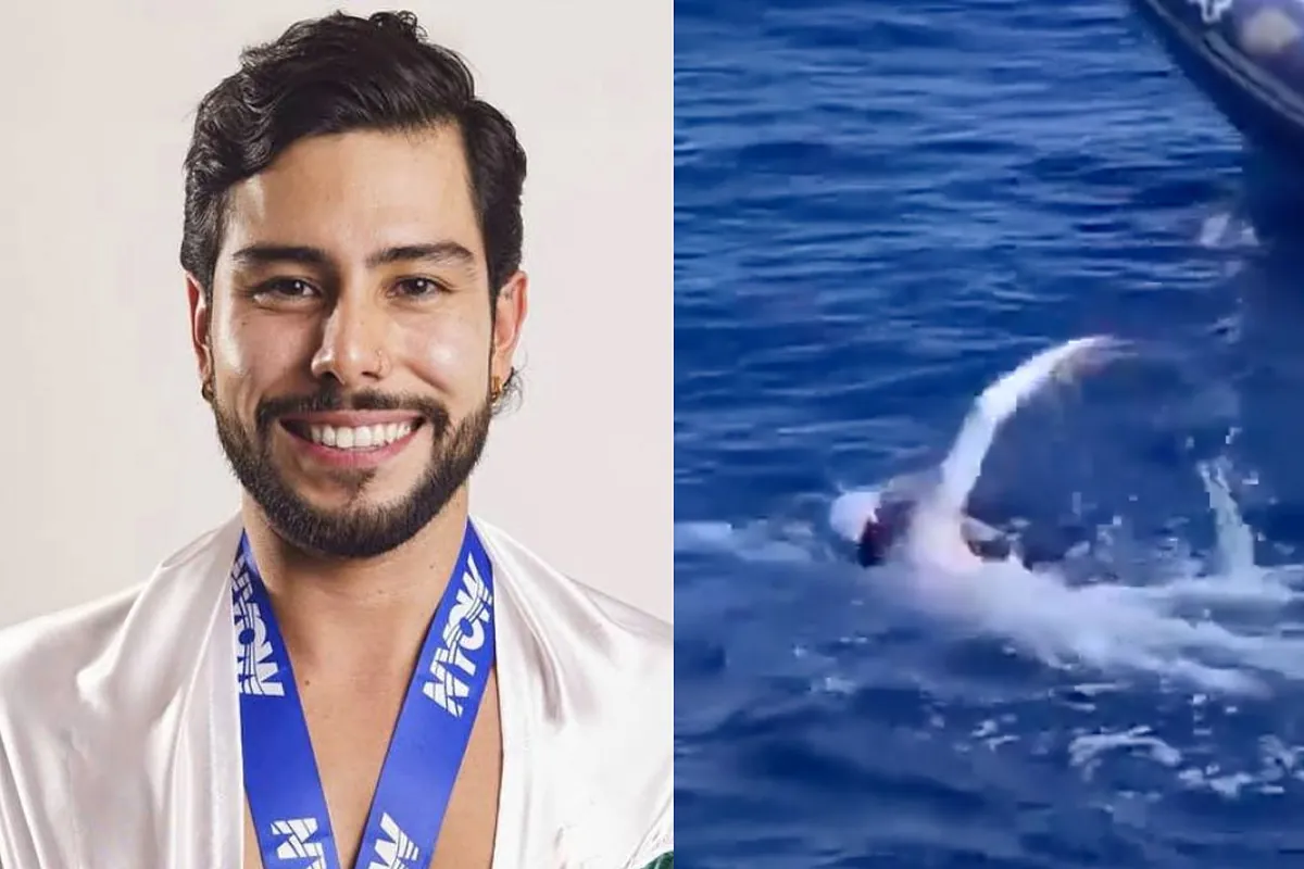 David Olvera breaks record with 85 km open-water swim in Mexico