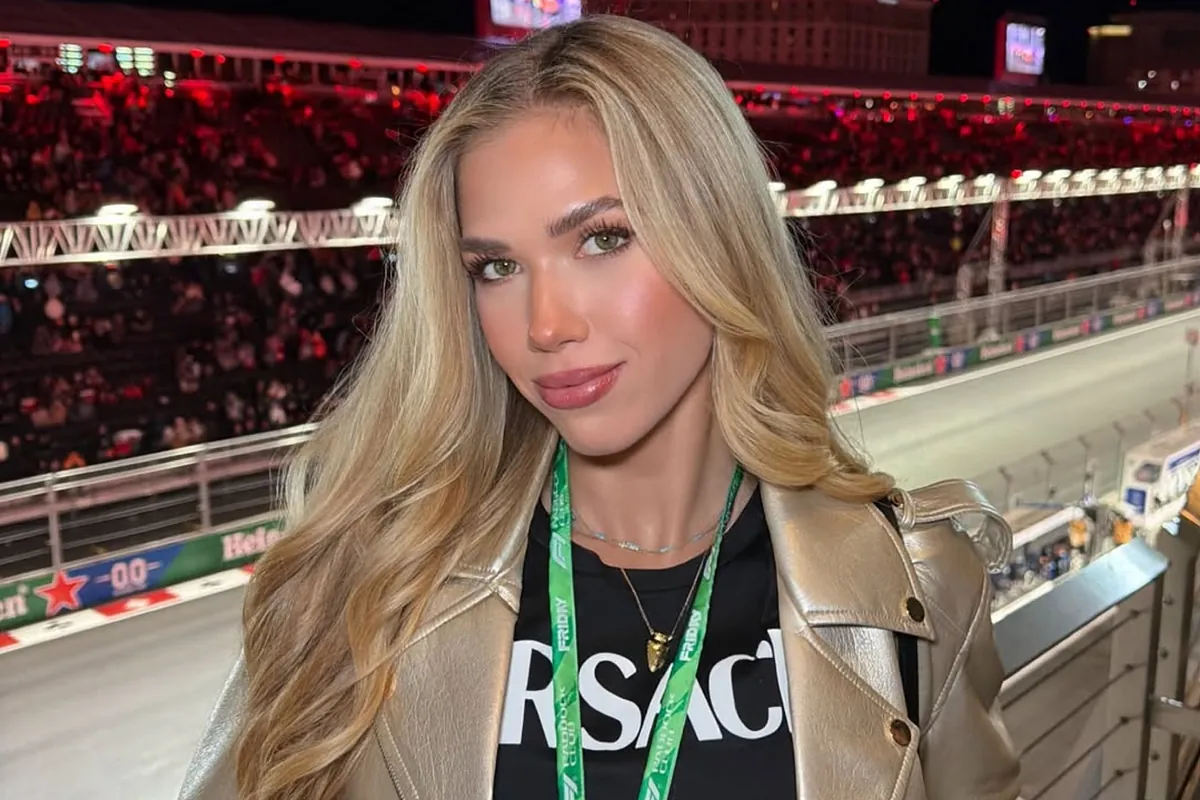 Chiefs heiress Gracie Hunt stole the show with her outfit at the Las Vegas F1 Grand Prix