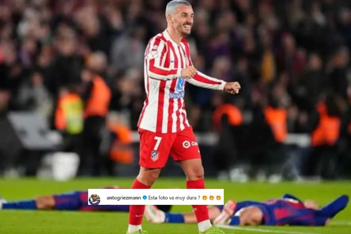 Griezmann hits back at Barcelona: "Is this photo too harsh?"