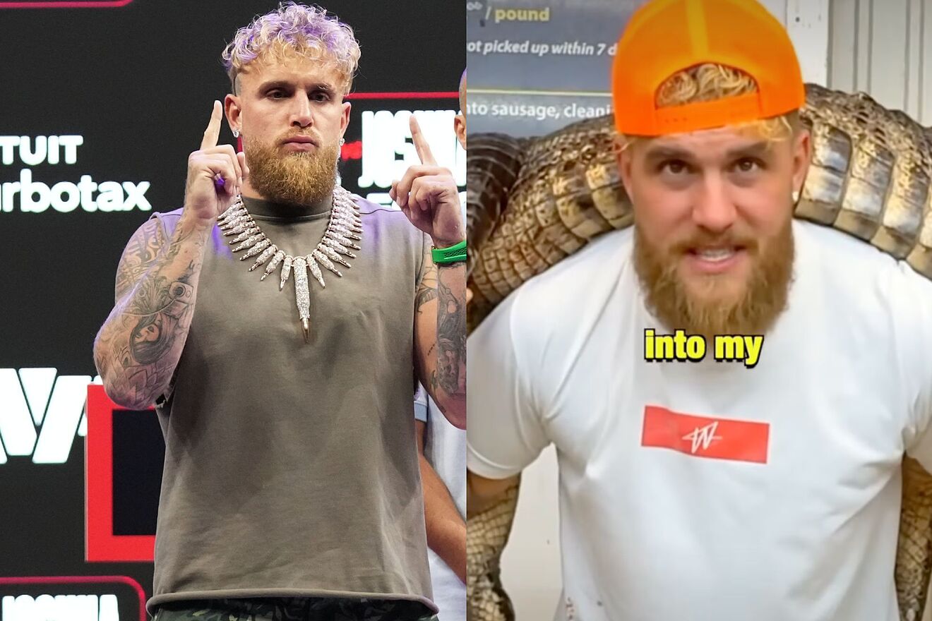 Jake Paul reveals the process behind his crocodile-skin fight outfit