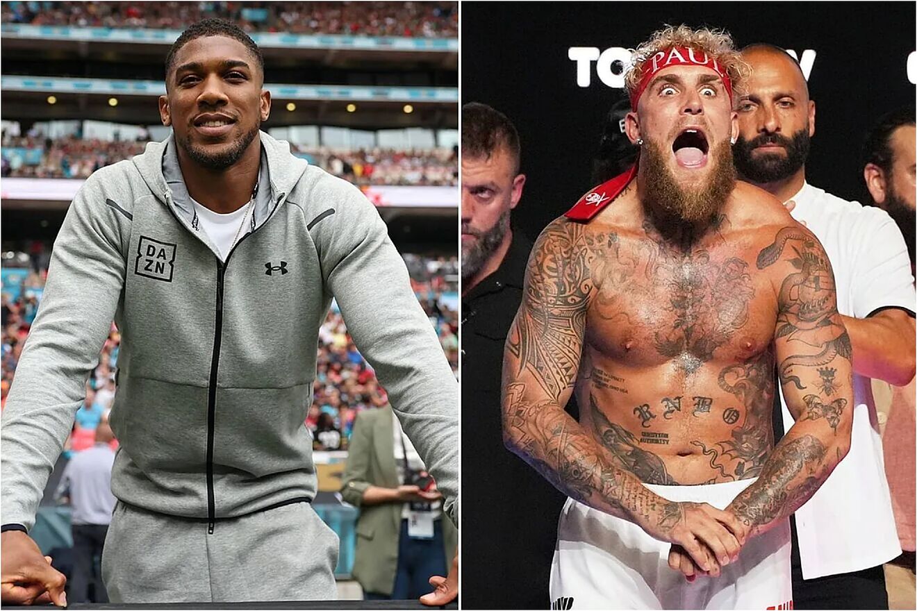 They compare the possible fight between Jake Paul and Joshua to...