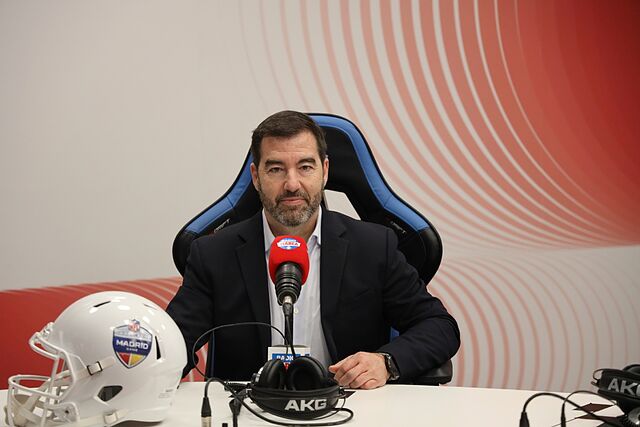 Rafa de los Santos, en su visita a Radio MARCA el pasado febrero.