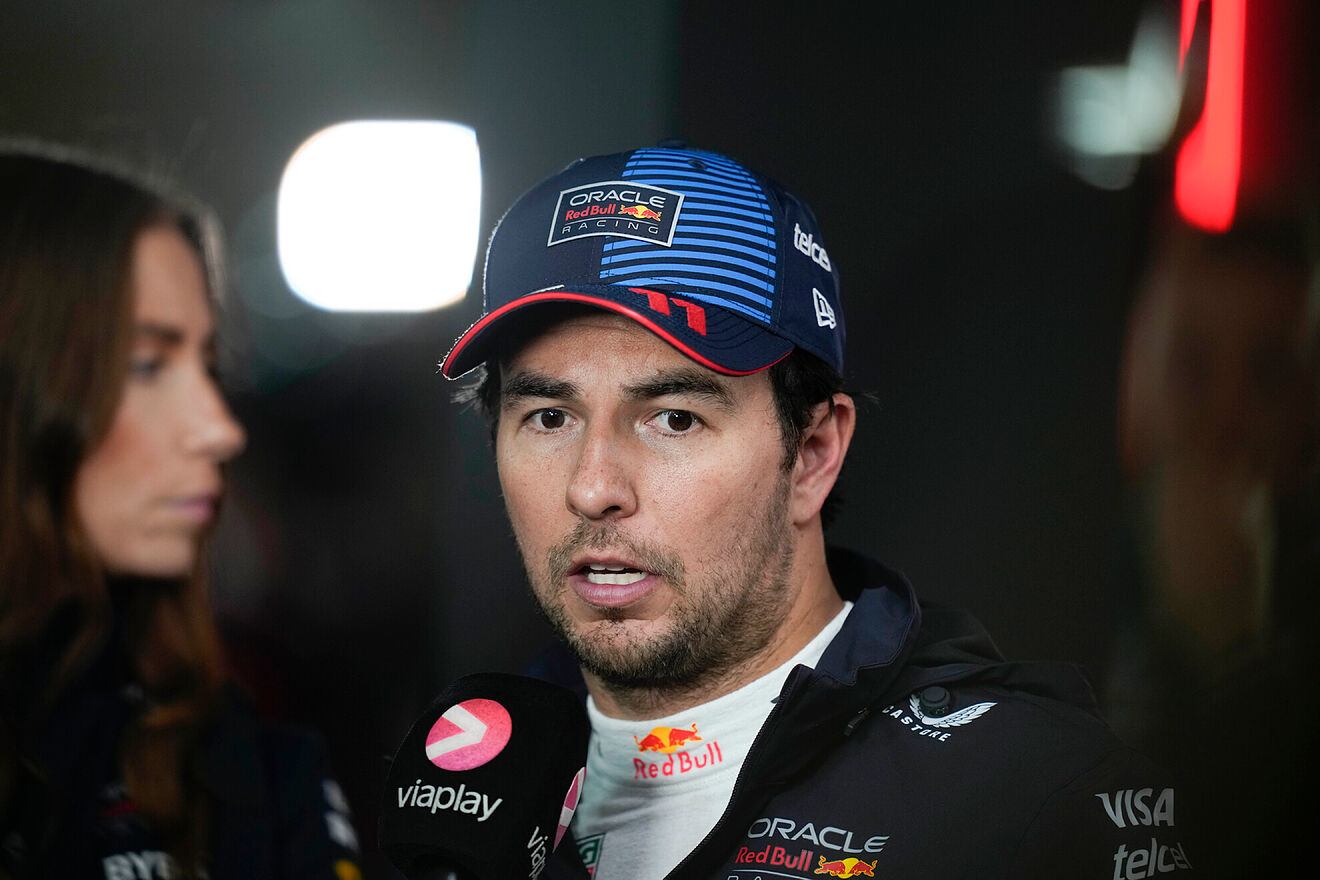 Former Red Bull driver Sergio Perez