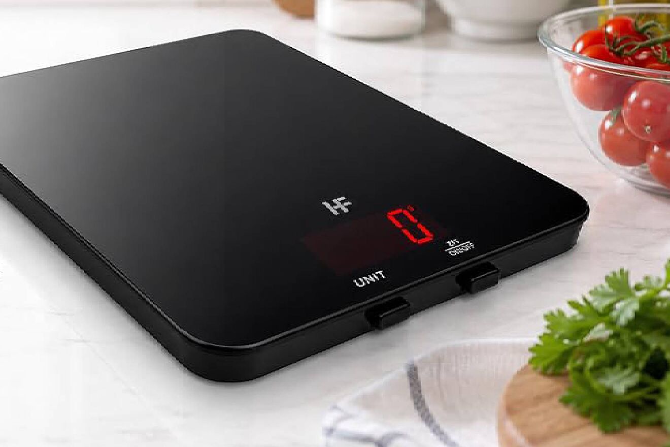 Cocina mejor (y más sano) con una báscula digital de gran precisión por 9 euros.