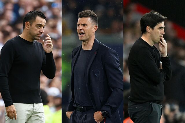 Xavi, Motta e Iraola.