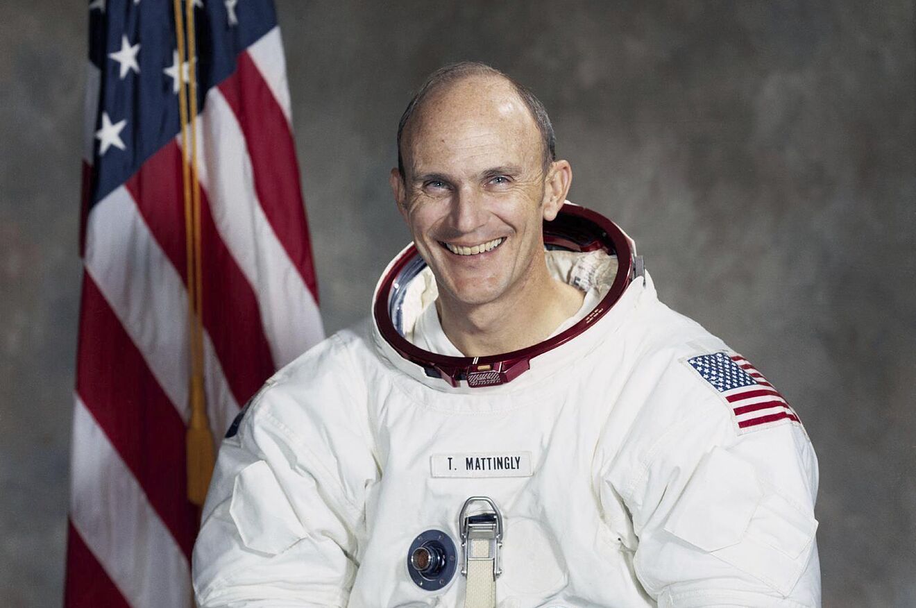 This photo released by NASA shows astronaut Ken Mattingly.