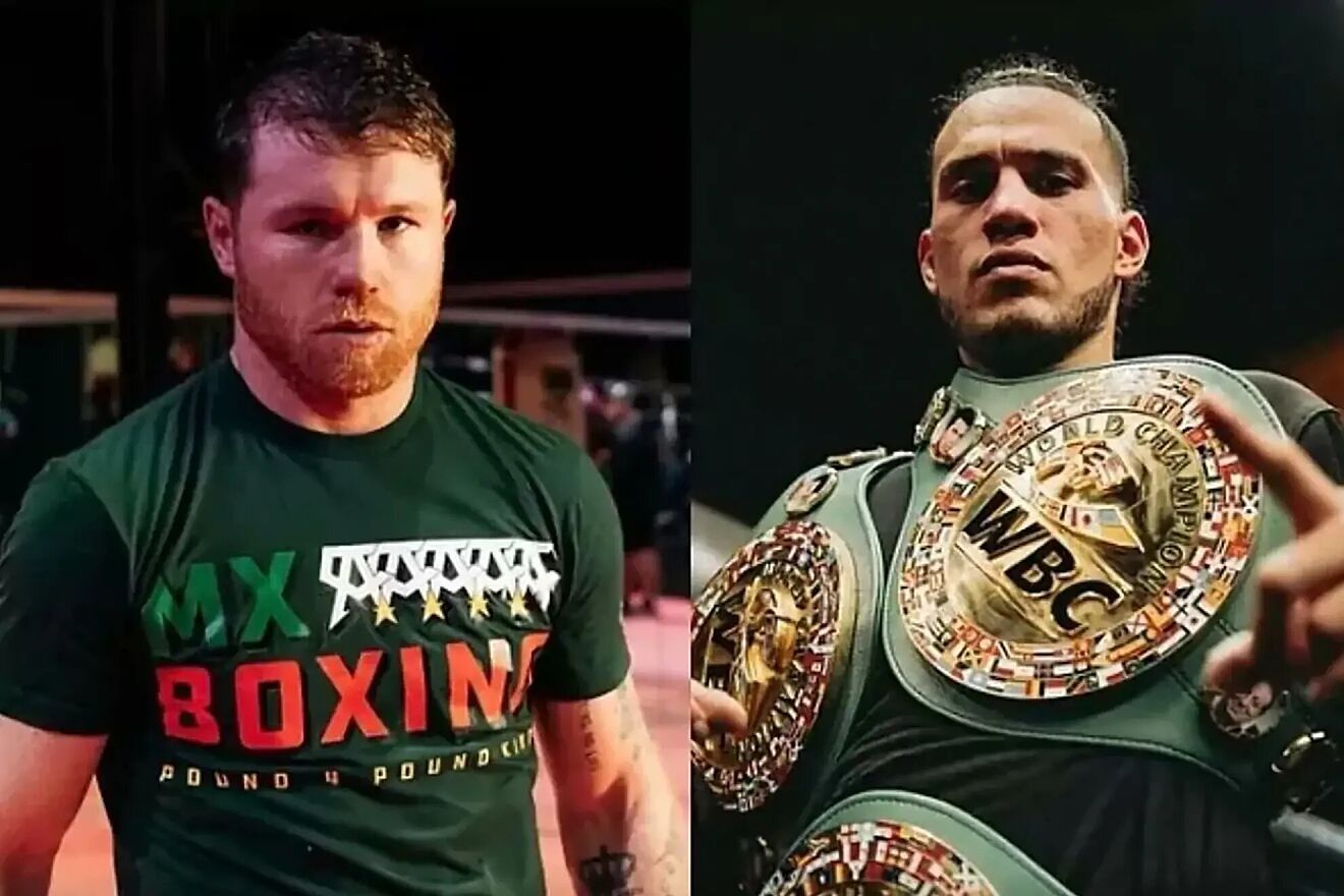 Canelo Alvarez and David Benavidez