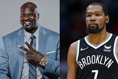 Shaquille O'Neal pranks Kevin Durant about his hairline | Marca