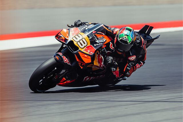 Brad Binder durante el Gran Premio de Indonesia.