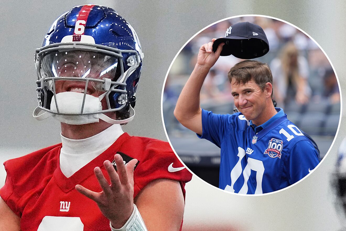 Eli Manning issues a stern warning to Jaxson Dart after rookie's poor performances at Giants OTAs
