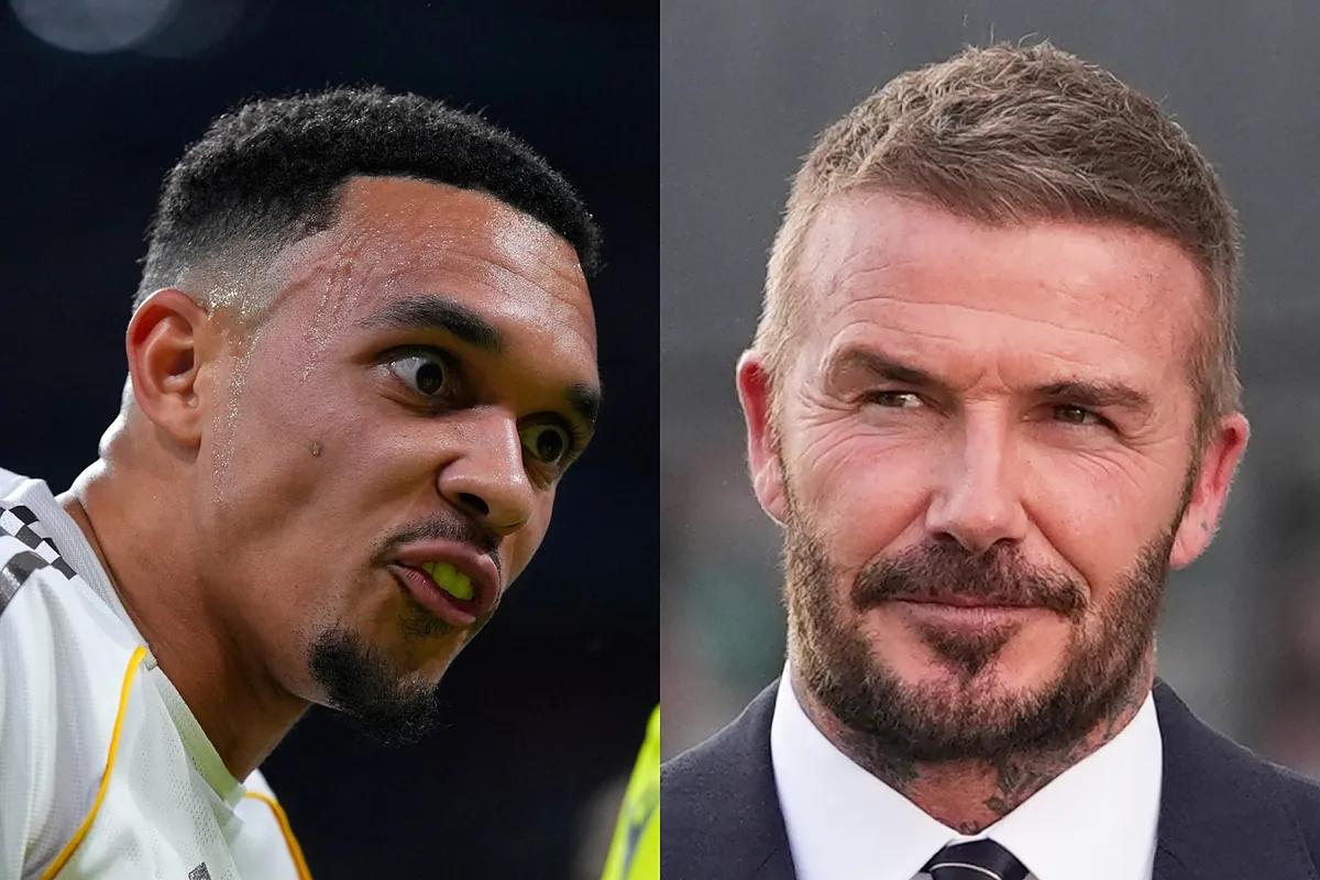 David Beckham reacts as Trent Alexander-Arnold is left out of England squad