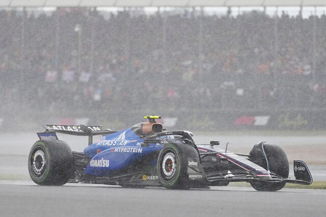 Sainz, en medio del diluvio.