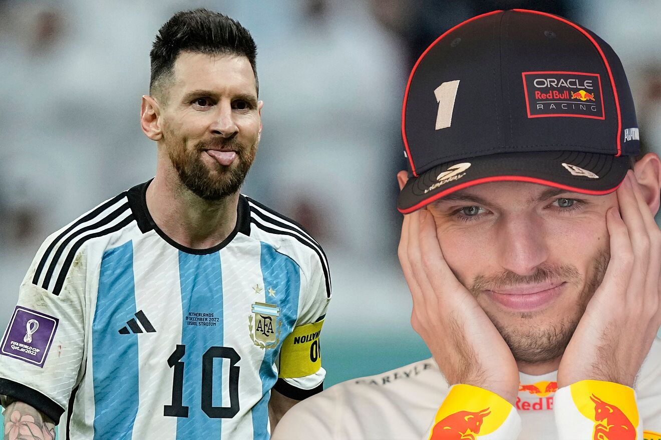Lionel Messi & Max Verstappen
