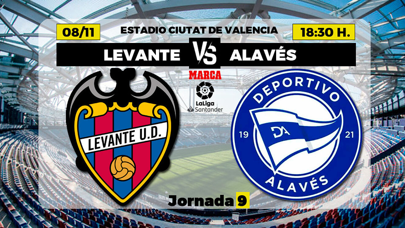 La Liga Santander: Levante - Alavés: horario y dónde ver hoy por TV el ...