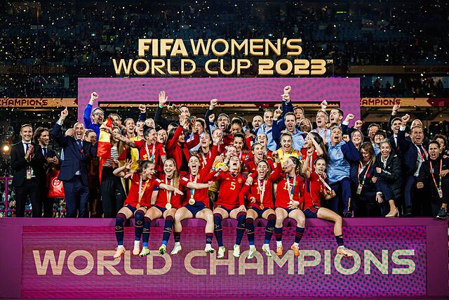 Espa�a celebra la conquista del Mundial de 2023 en S�dney