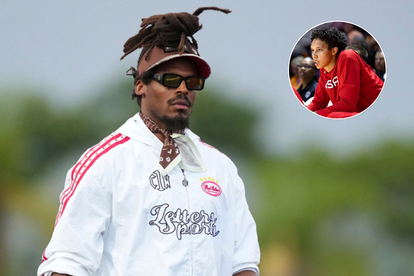 Cam Newton confesses to Brittney Griner that he was also in prison:...