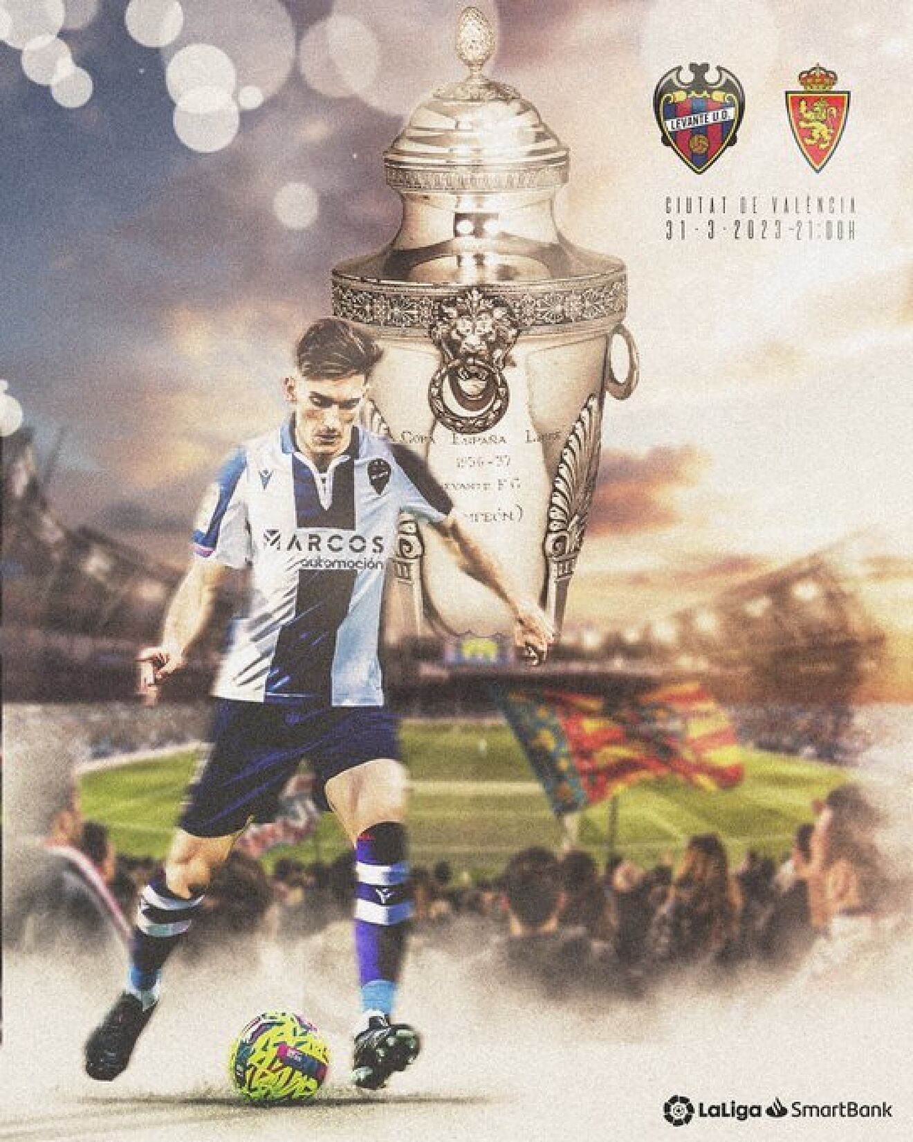 Levante: El Levante recibirá la Copa de la España Libre ante el ...