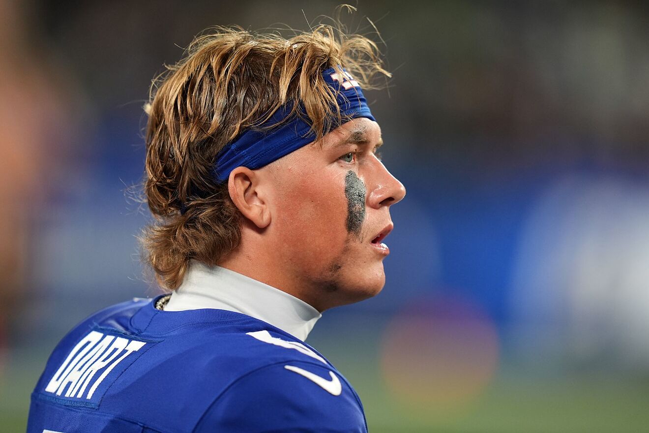 Jaxson Dart of the New York Giants
