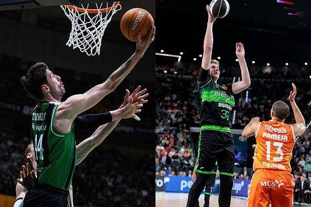 Tomic (izqda.) y Birgander (dcha.), bajas por lesi�n durante tres semanas.