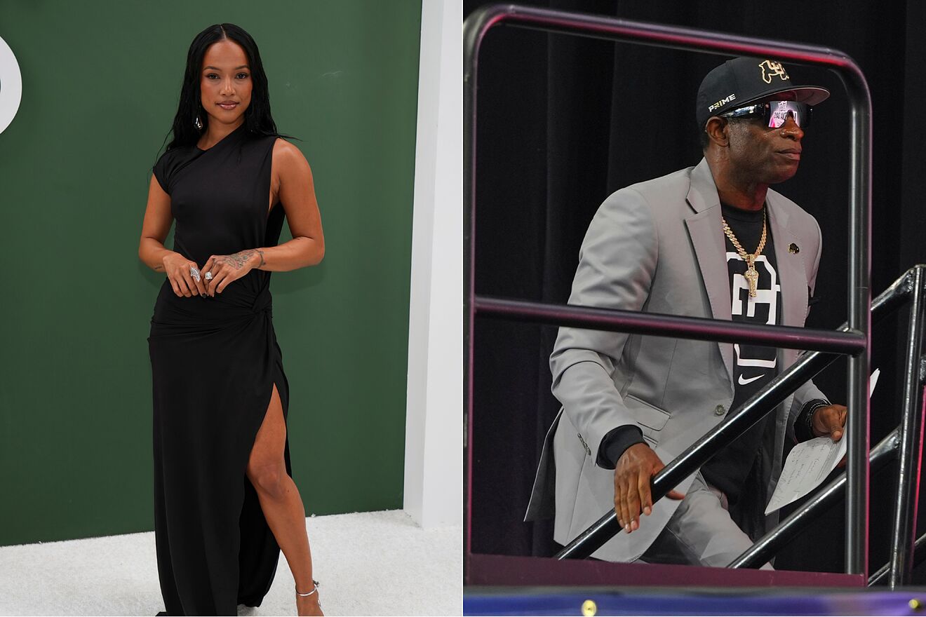 Karrueche Tran & Deion Sanders