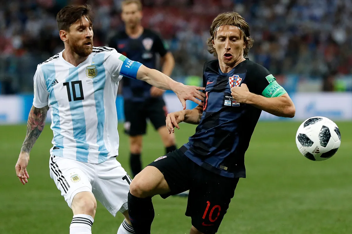Luka Modric expressed his admiration for a former teammate of Messi's: "He was a great player"