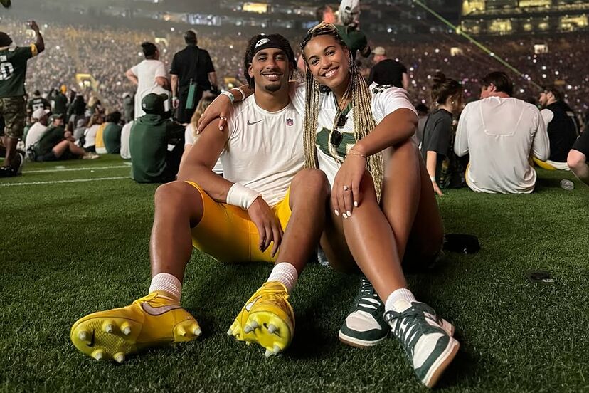 Jordan Love's fiancée, Ronika Stone, responds to rumors that she is  pregnant by showing off her other child | Marca