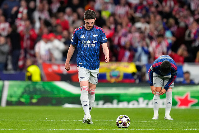 Declan Rice en el empate a 1 ante el Atl�tico de Madrid