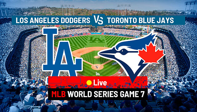 Blue Jays vs Dodgers World Series Game 7 LIVE