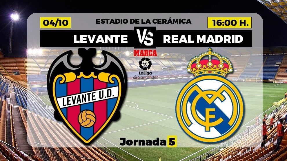 Laliga: Levante - Real Madrid: Horario y dónde ver en TV hoy el partido ...