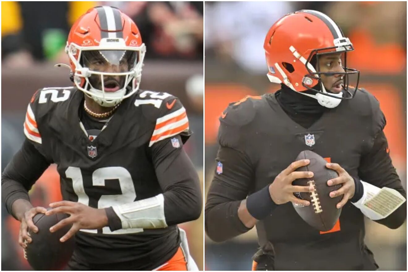 Shedeur Sanders and Deshaun Watson