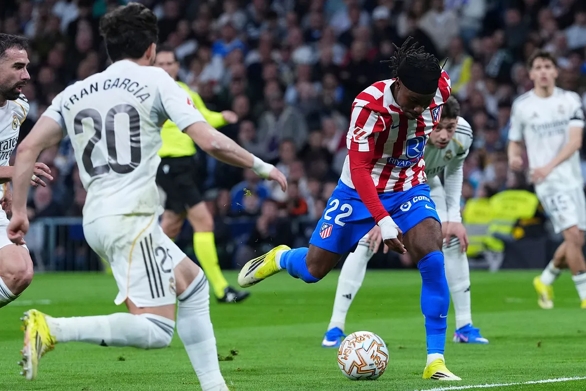 Who is the Goddess that appeared before the Real Madrid vs Atletico Madrid match