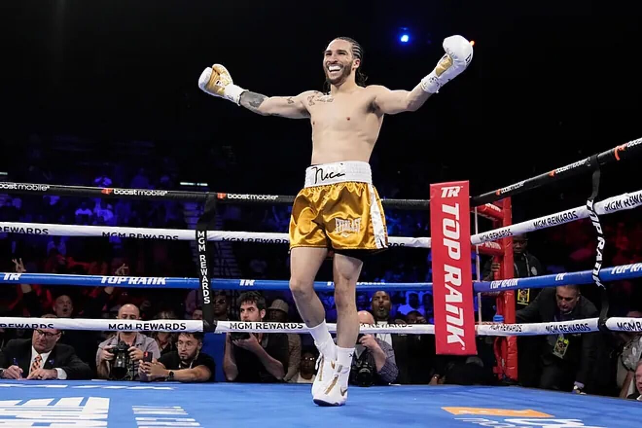 Muhammad Ali's grandson Nico Ali Walsh is no longer heartbroken and celebrates his new victory with his grandfather's enemy