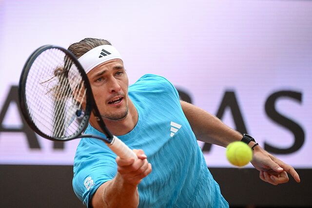 Zverev, en Roma.