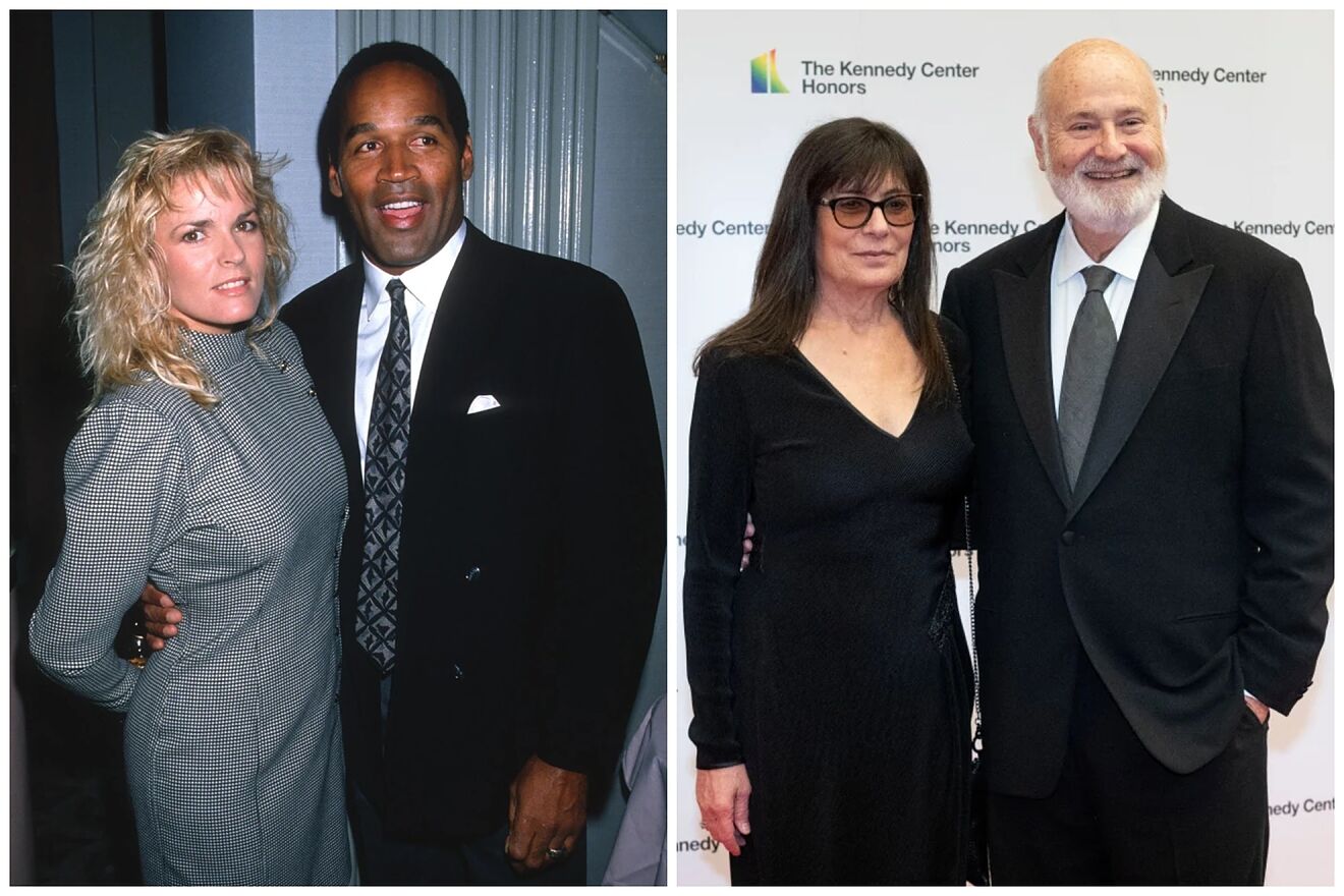 Nicole Brown Simpson and OJ Simpson | Michele Singer Reiner and Rob...