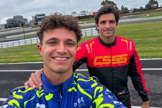 Carlos Sainz y Lando Norris se juntan de nuevo para Quadrant