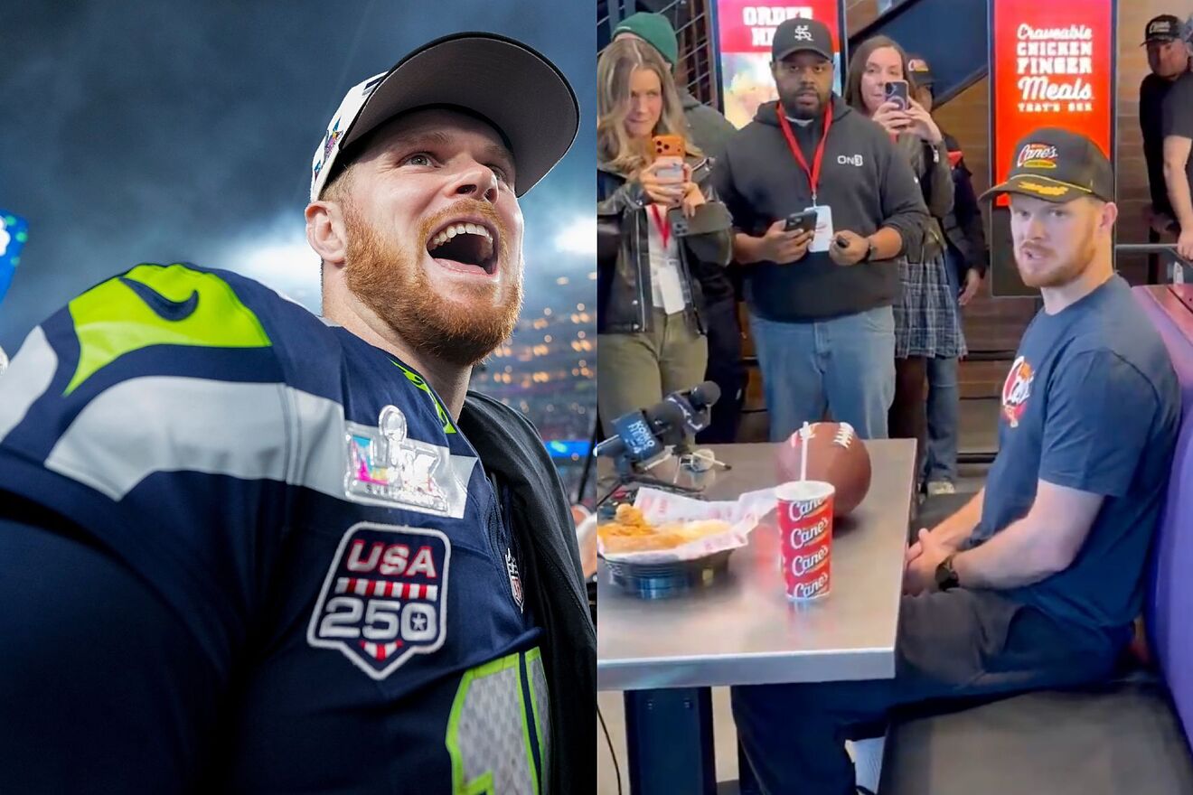 Sam Darnold keeps Super Bowl momentum alive with hilarious Seattle...