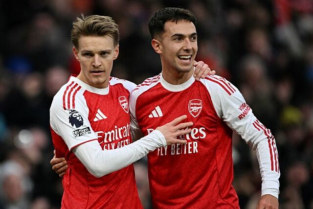 Martin Odegaard y Mart�n Zubimendi