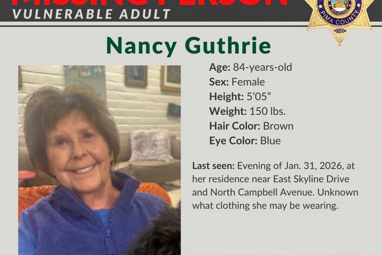 Nancy Guthrie hasn't been seen since her disappearance on February 1