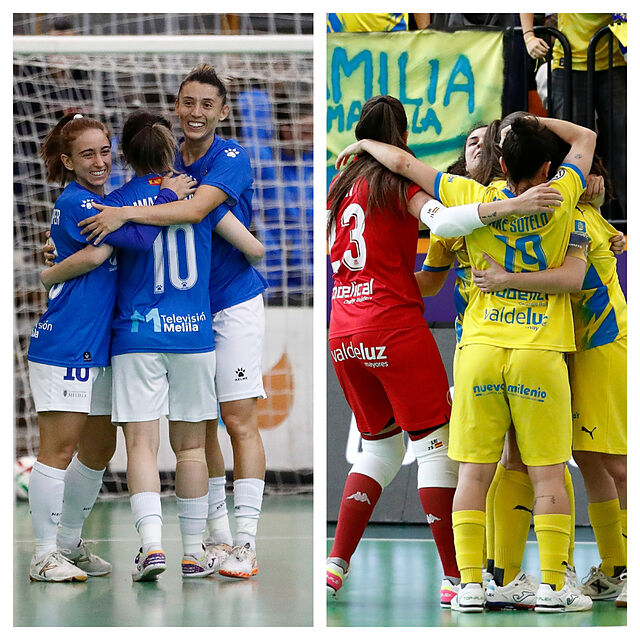 Celebraciones de Melilla Ciudad del Deporte Torreblanca y Arriva AD Alcorc�n FSF