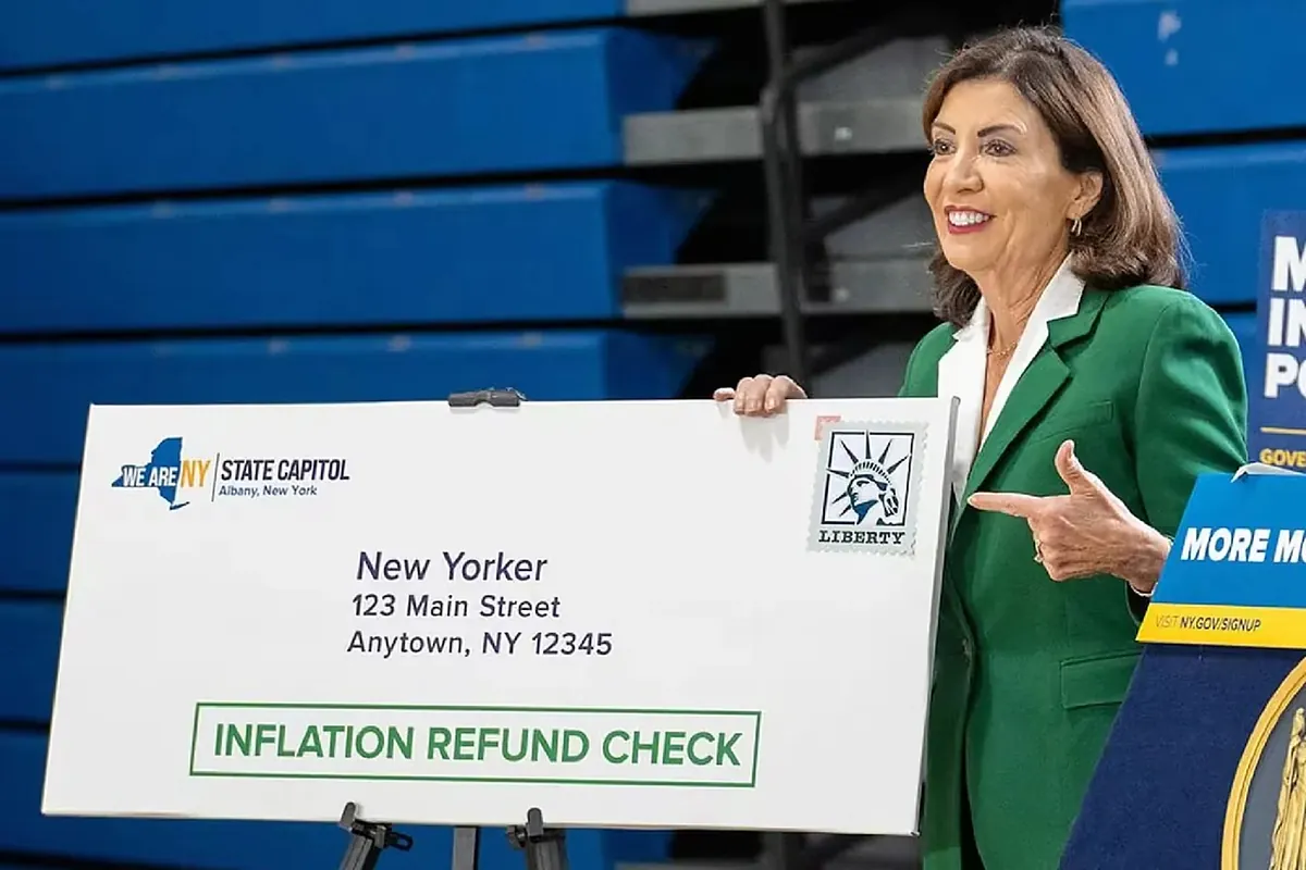 New York stimulus payment: 8.2 million inflation refund checks mailed before the holidays